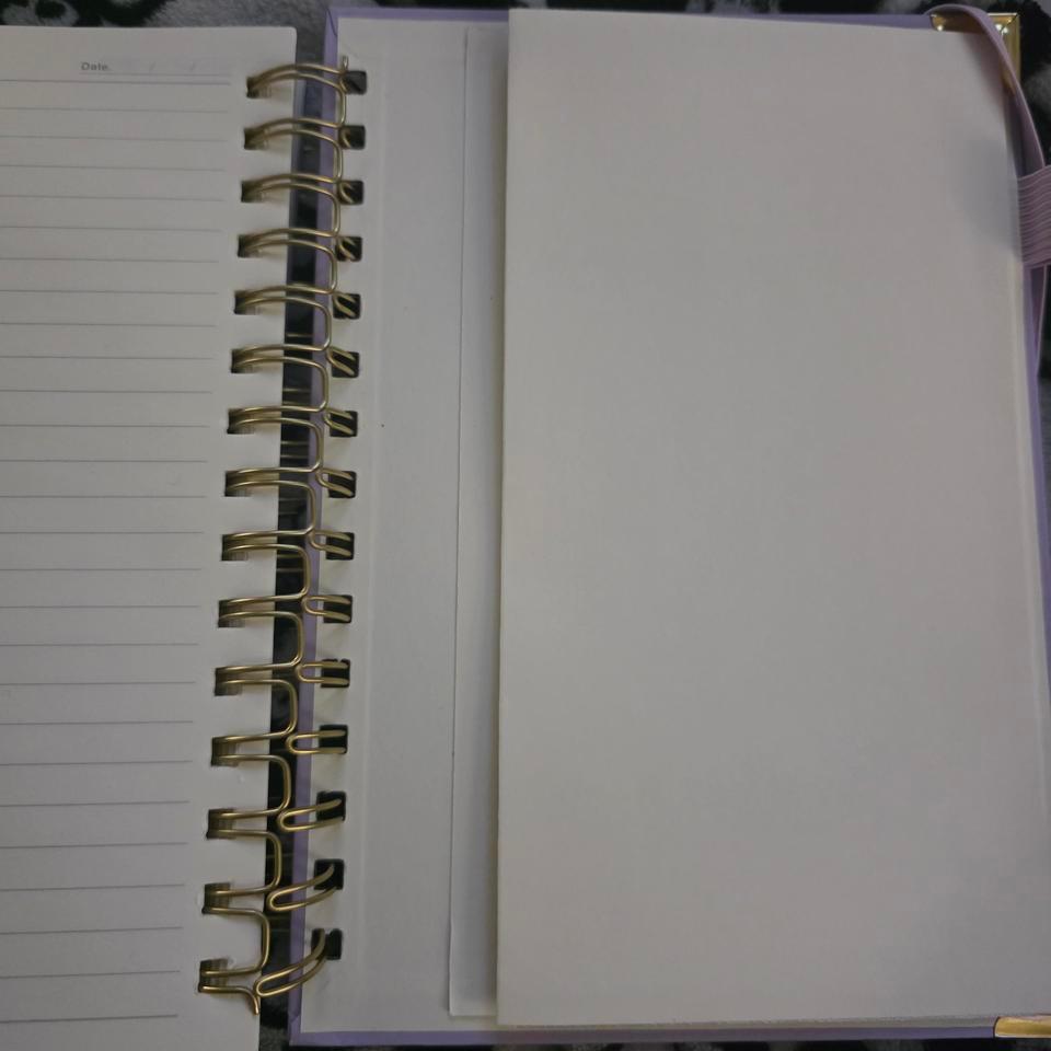 Lilac Journal With Gold Accents 52cf 3