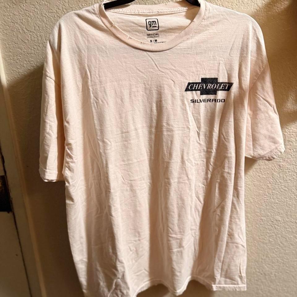 Chevrolet Silverado White T Shirt 85 Ccfe 2