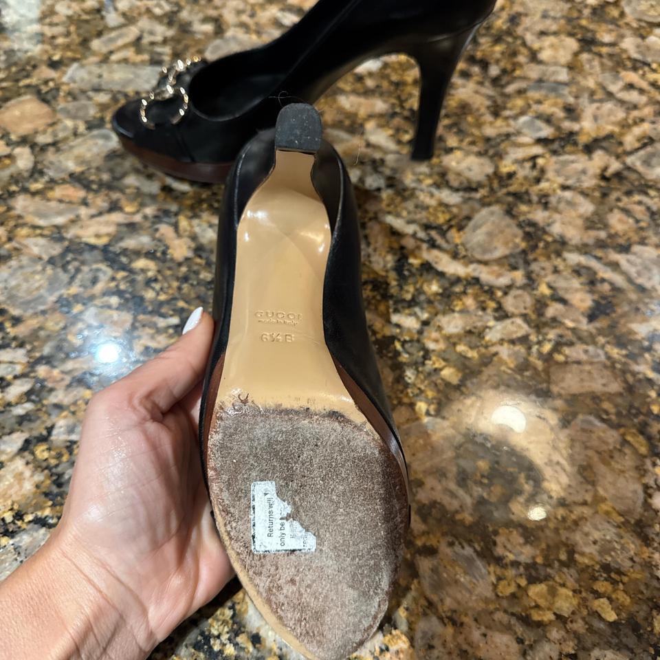 Black Leather Gucci Horse Bit 3