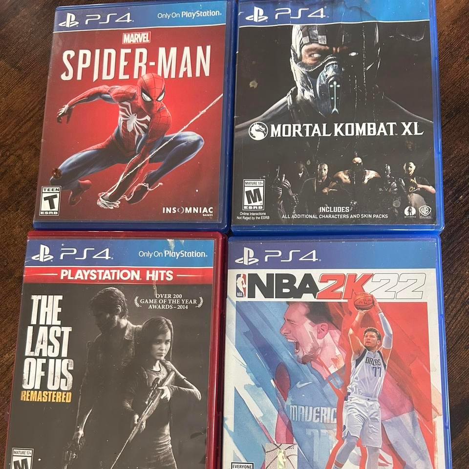 Bundle Of 4 Ps4 Games 3a40
