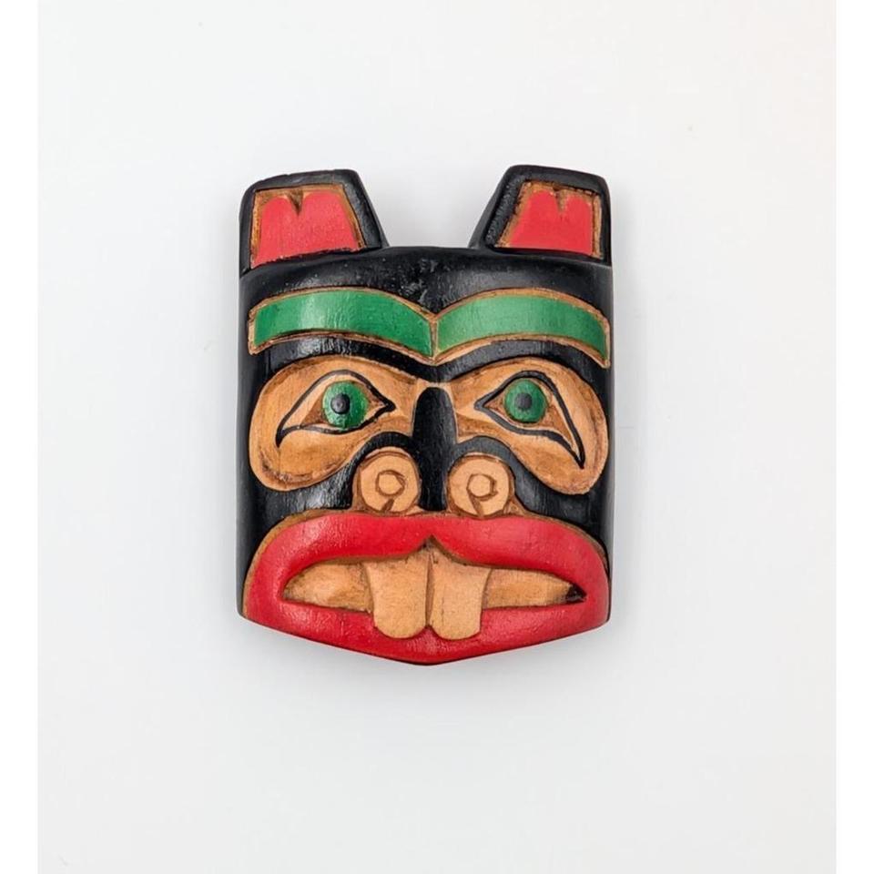 Artie George Signed Beaver Mask D213