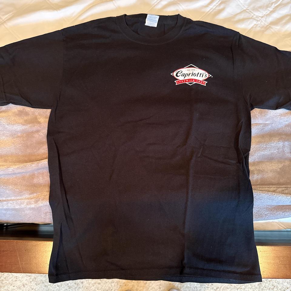 Capriottis Black T Shirt Italian Food 731d