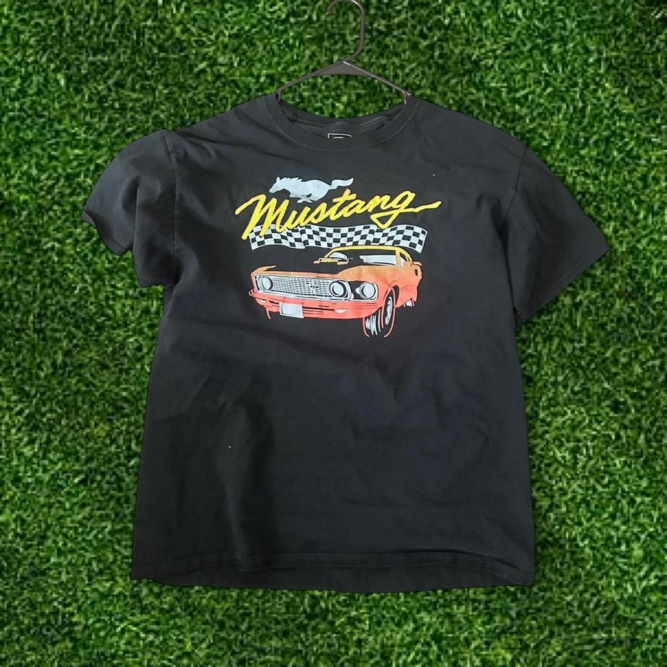 Black Vintage Ford Mustang T Shirt