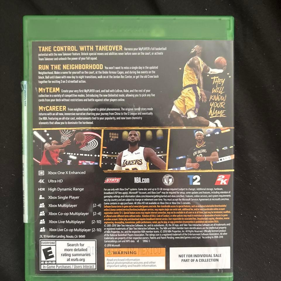 Nba 2k19 Xbox One 1300 2