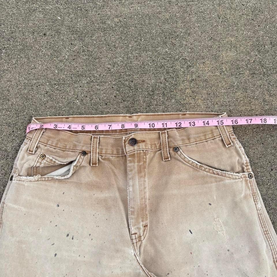 Vintage Distressed Paint Splatter Straight 326e 2