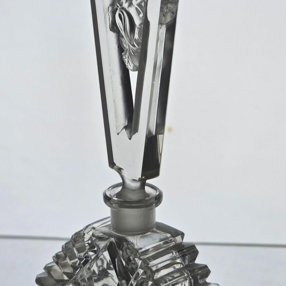 Hand Cut Crystal Perfume Bottle 3