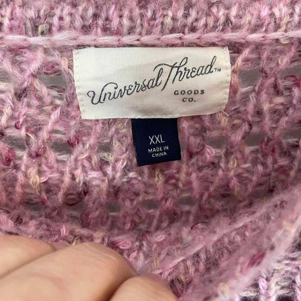 Pink Crochet Sweater With A F8de 3