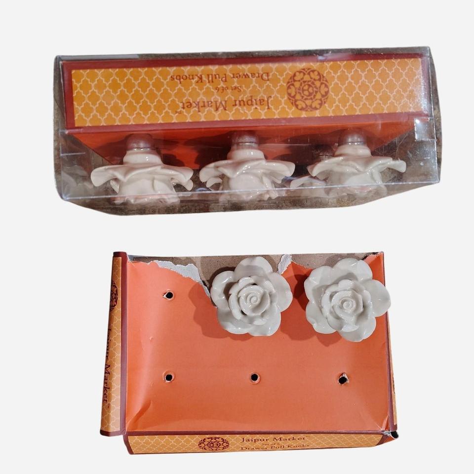 Jaipur Market White Ceramic Rose 2