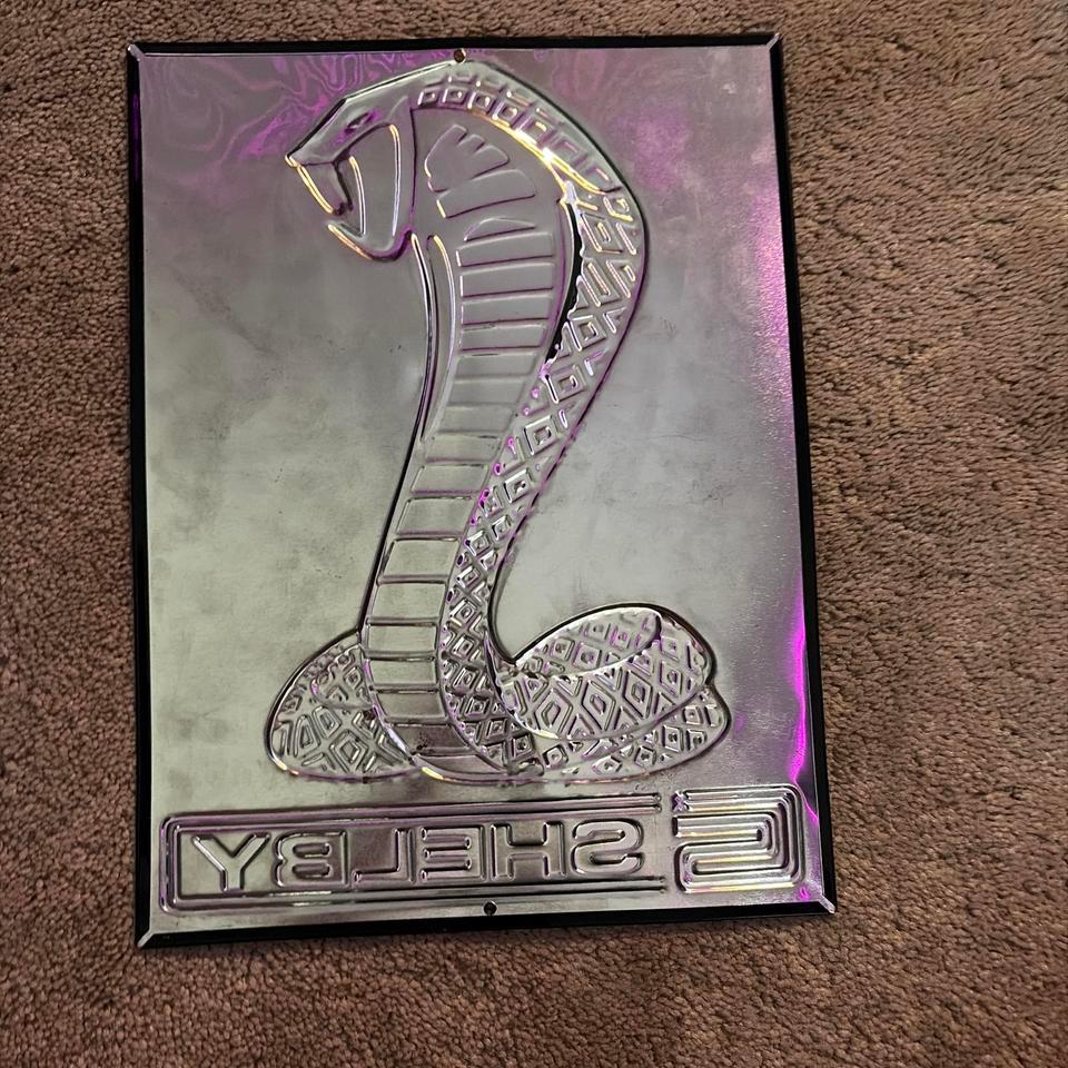 Shelby Cobra Metal Sign Ford 4a6d