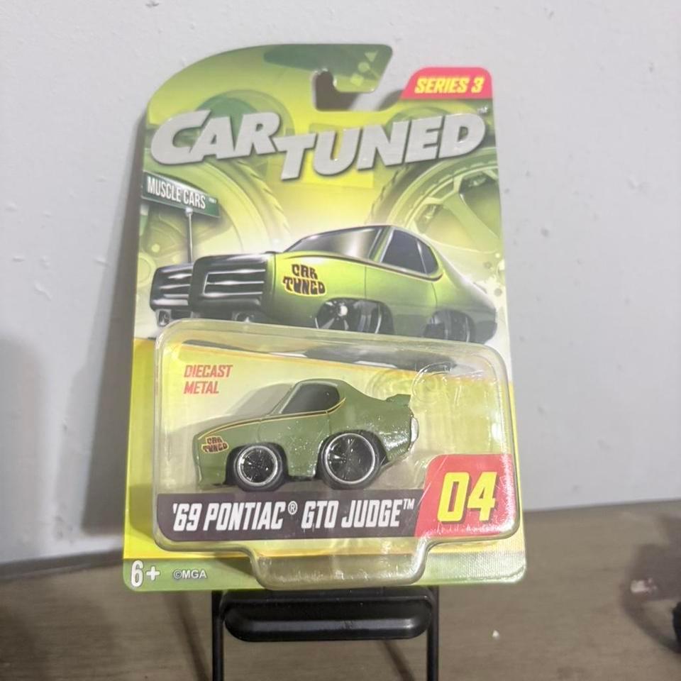 Car Tuned Green 69 Pontiac B4c4