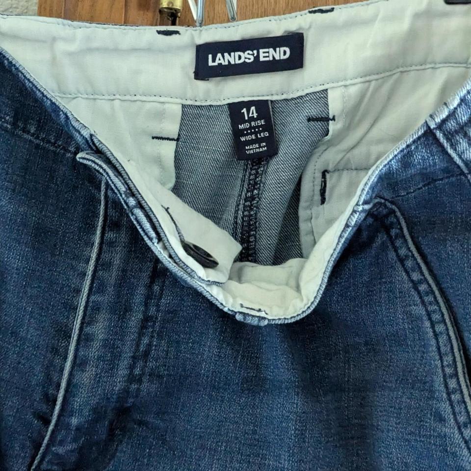 Midrise Wideleg Lands End Jeans 3a63 2