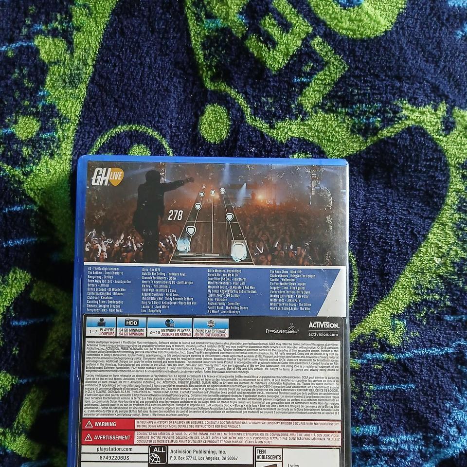 Guitar Hero Live Ps4 Game 48b4 2