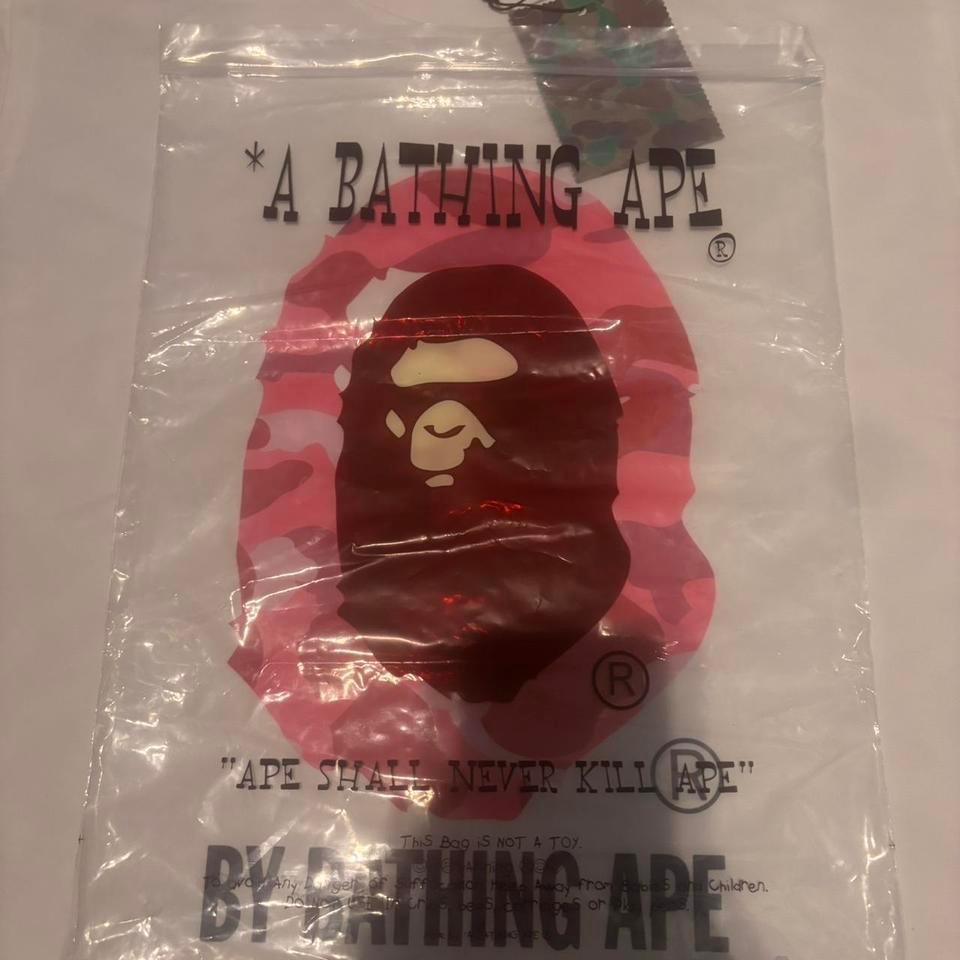 Bape White Pink Camo Tee C485 3