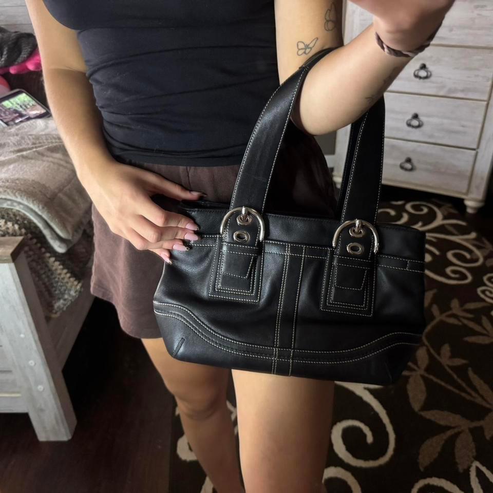 Coach Handbag Great Condition With 3