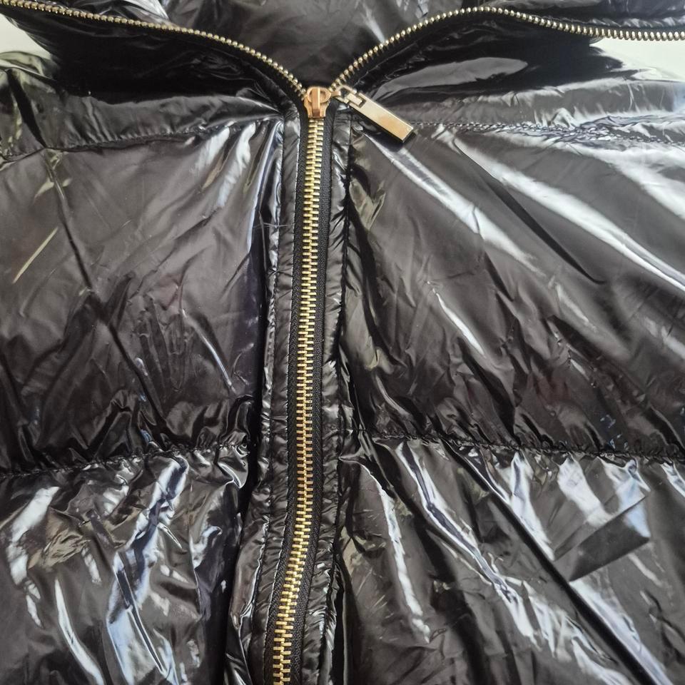 Black Puffer Jacket With Zipper 0ad6 4