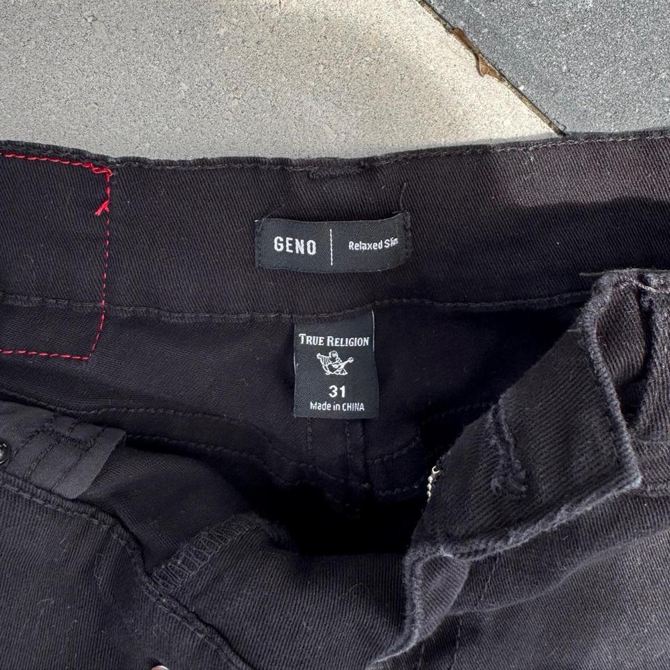 True Religion Navy Denim Straight A8b8 4