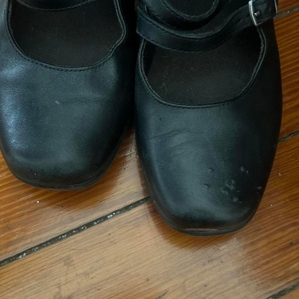 Black Genuine Leather Mary Jane 098a 5