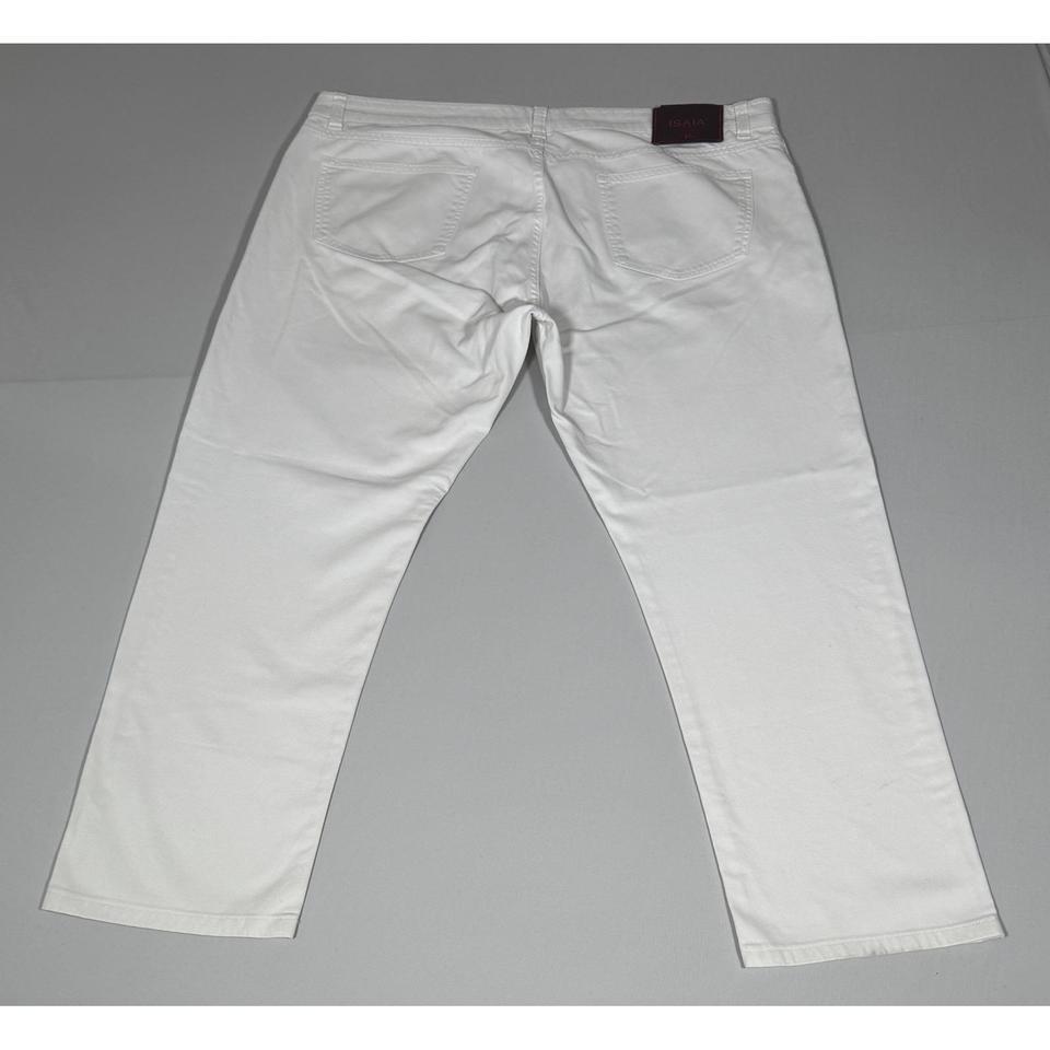 Isaia Napoli Mens White Cotton 2