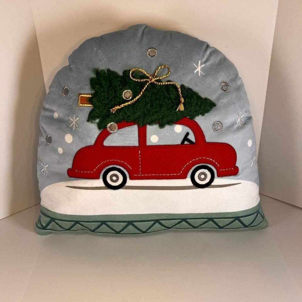 Christmas Decorative Throw Pillow Snow