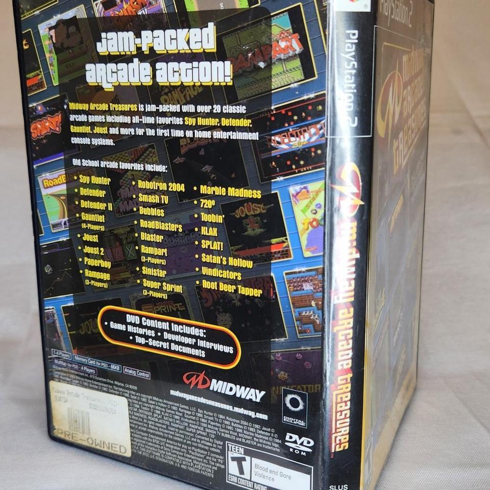 Midway Arcade Treasures Ps2 Game 74a8 2