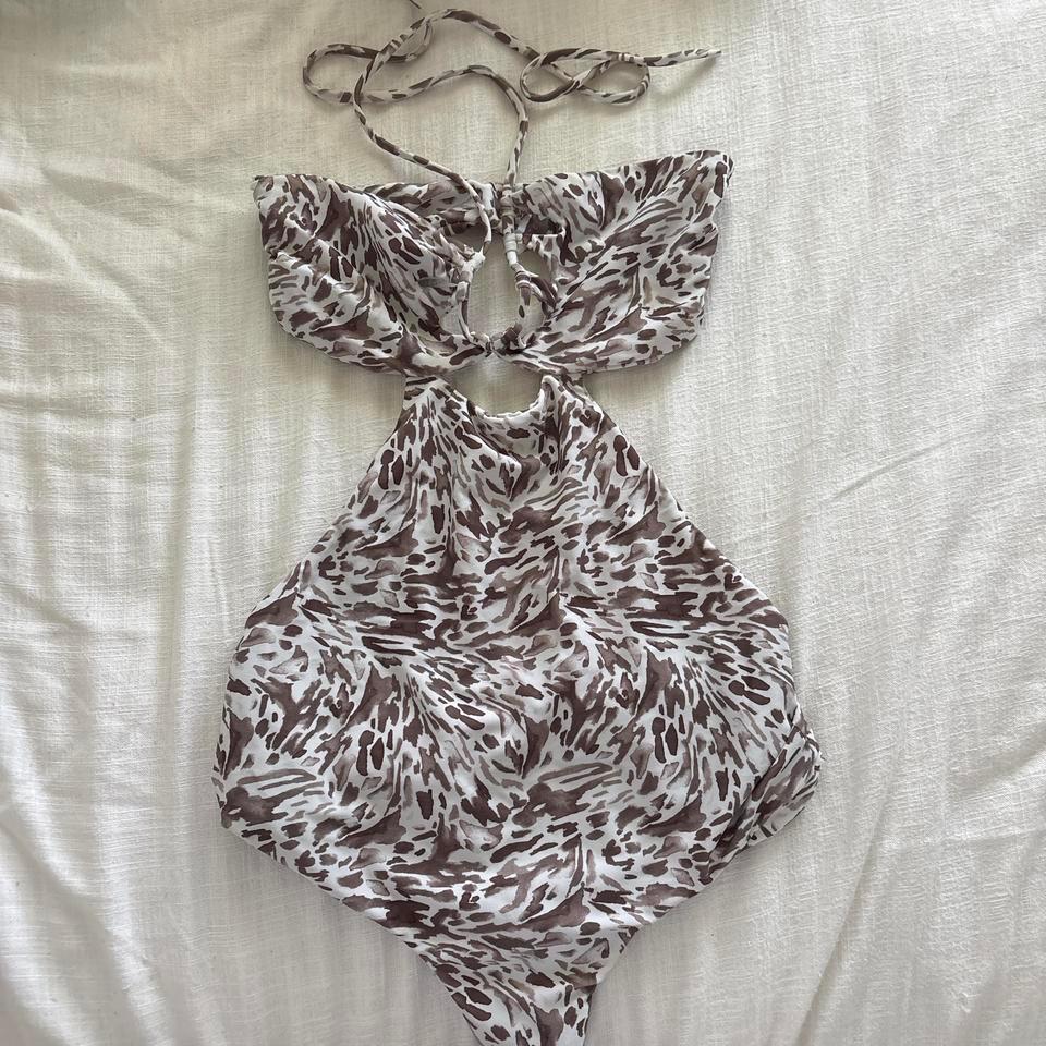 Mikoh Animal Print One Piece 678d
