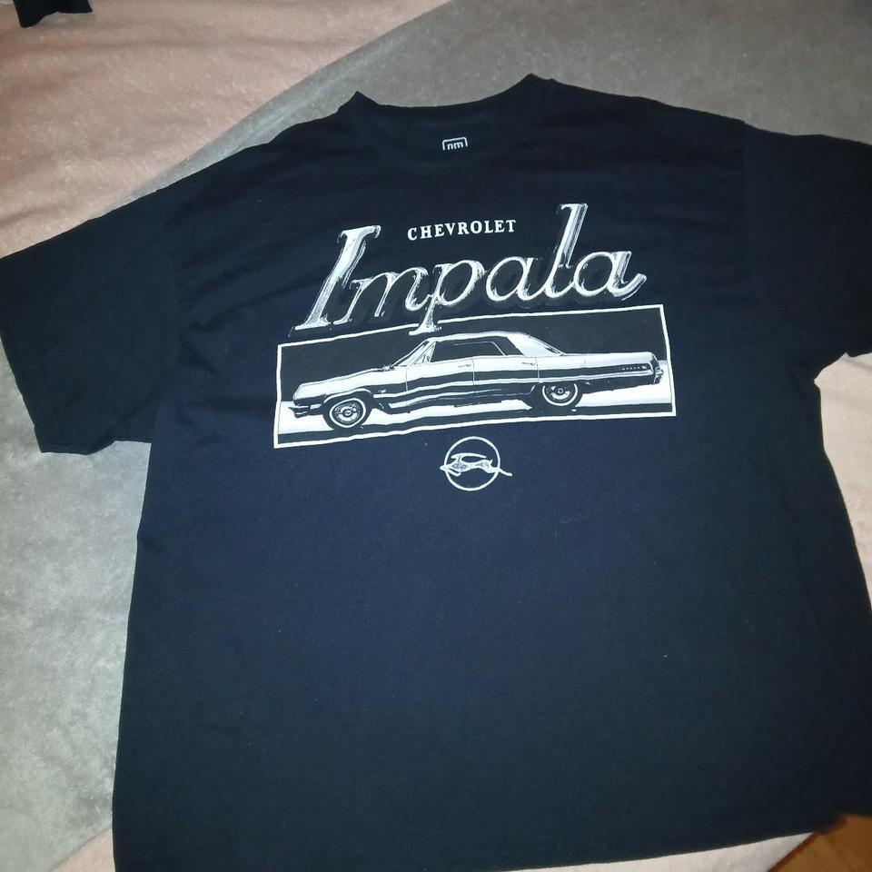 Black Chevrolet Impala T Shirt Size 726f