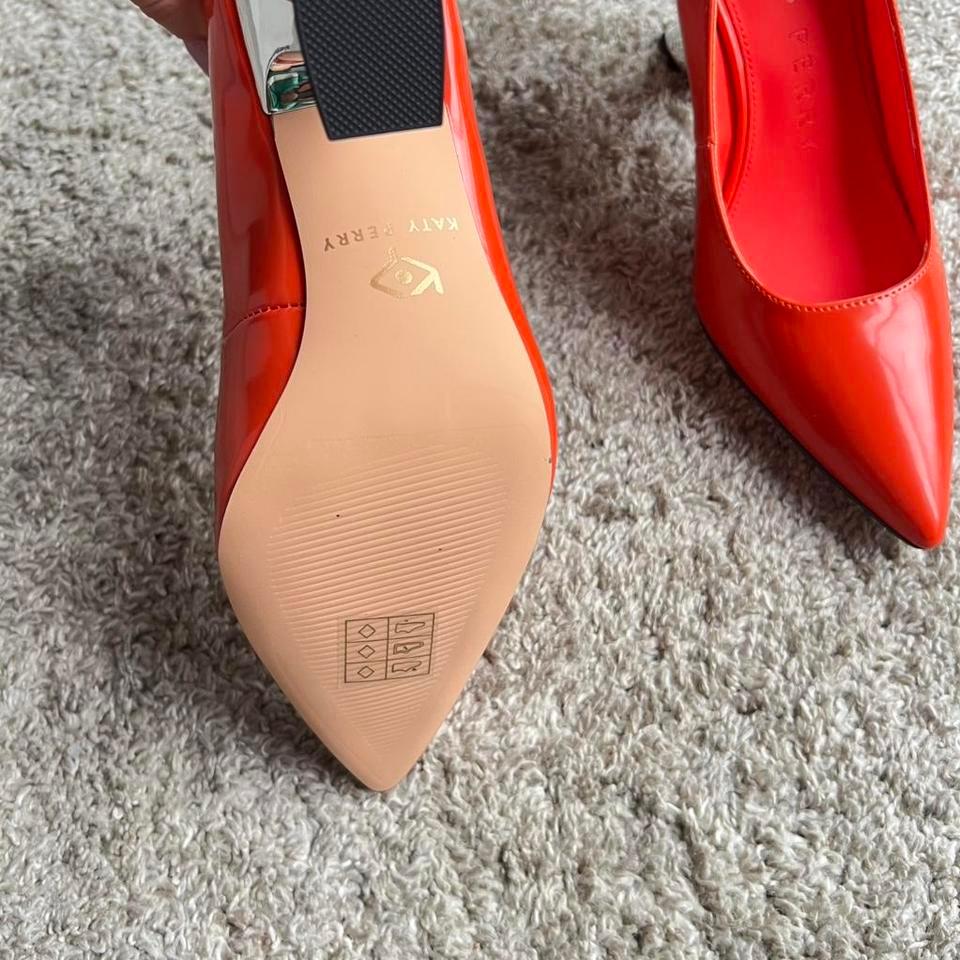 Katy Perry Orange Heels With 5