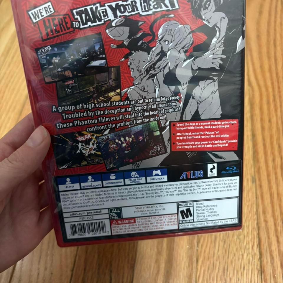 Ps4 Sealed Persona 5 Atlus 2