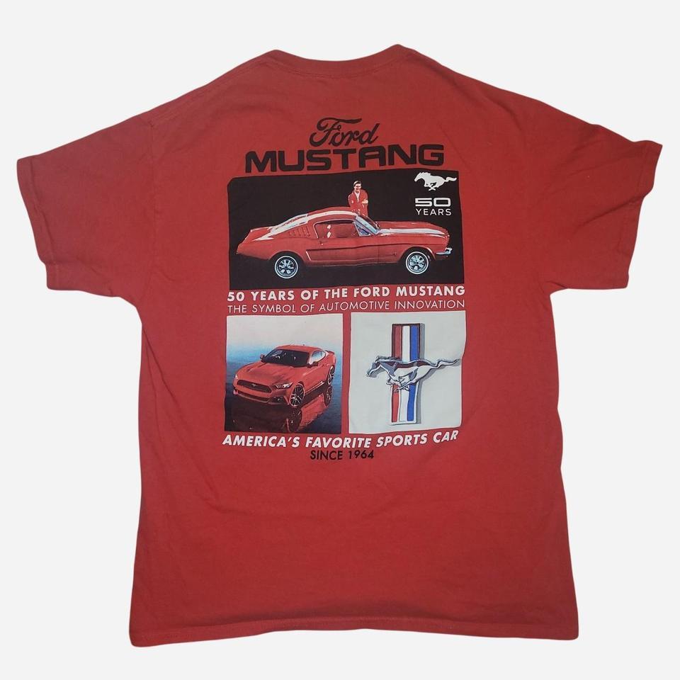 Red Ford Mustang 50th Anniversary 1237