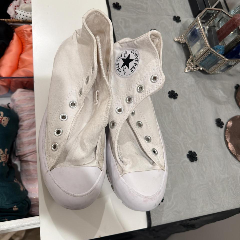 White Converse 8 Platform 2fd5 3