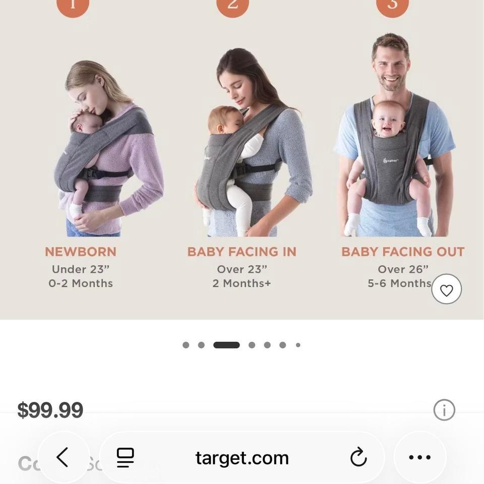 Ergobaby Embrace Cozy Newborn Carrier 78ae 3