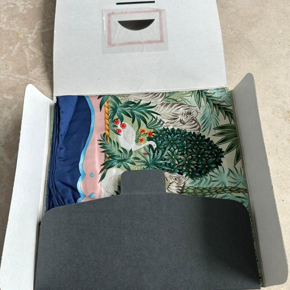 100 Silk Square Scarf D816 6
