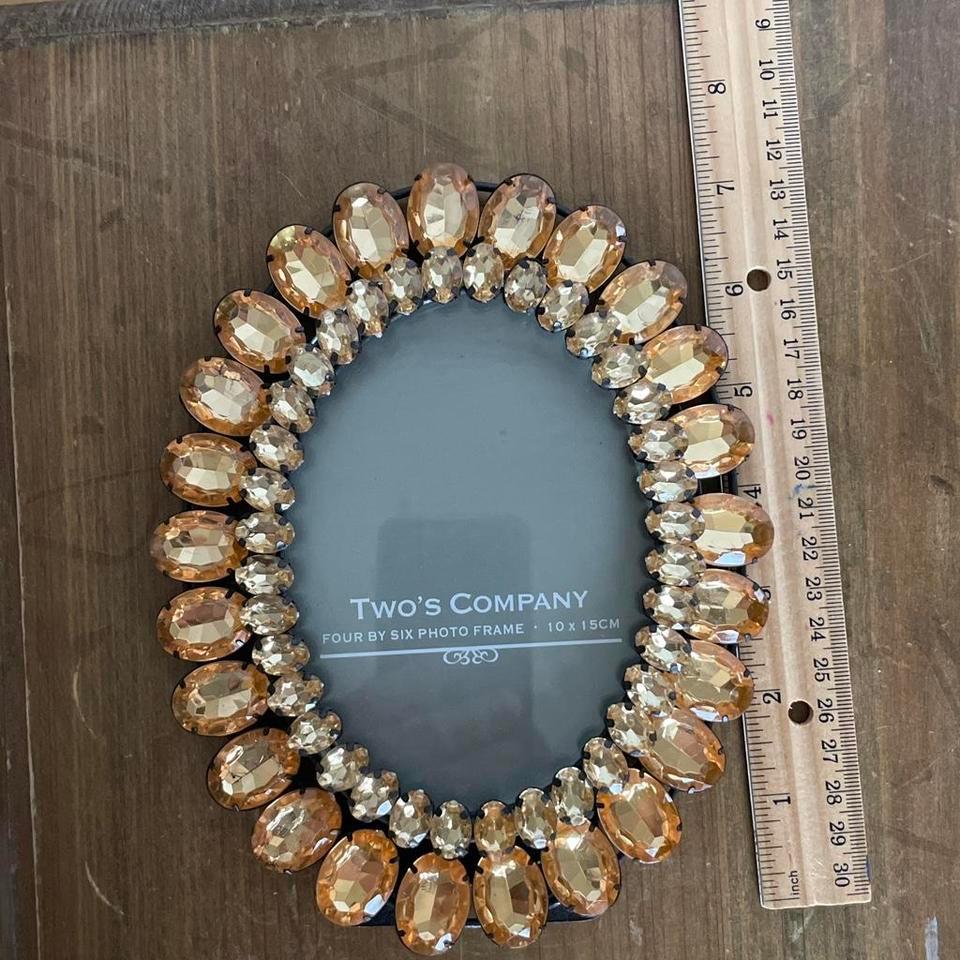 Twos Company Amber Acrylic Beaded Db37 5