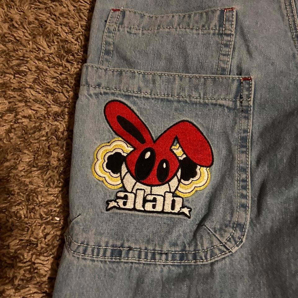 A Lab Blue Jeans With Embroidered 413c 5