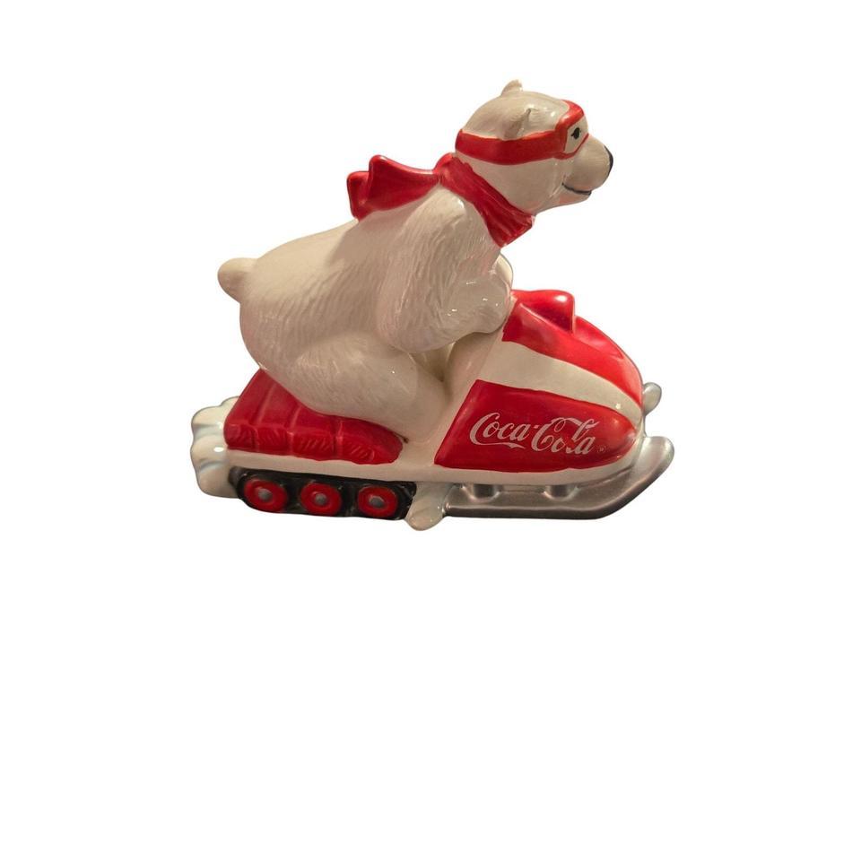 Coca Cola Polar Bear On Snowmobile 134a 2