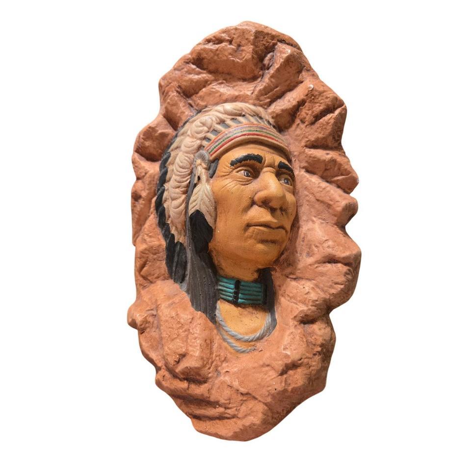 Vintage Three Tribes Statuary Native 0314 3