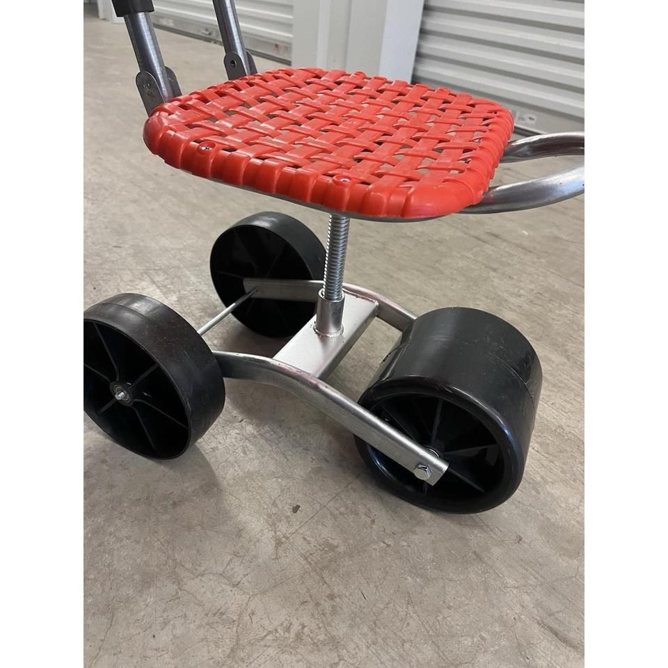Garden Cart Rolling Stool Work A5fa