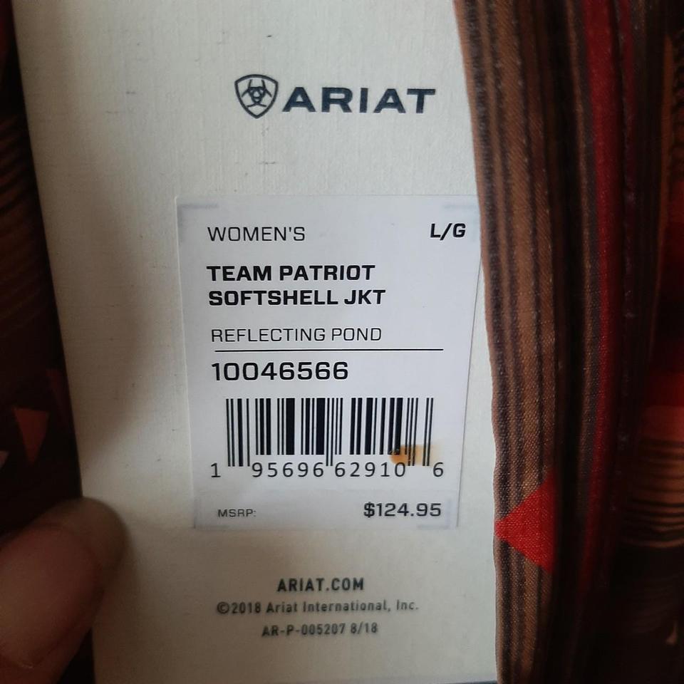 Brown And Red Ariat Western 4