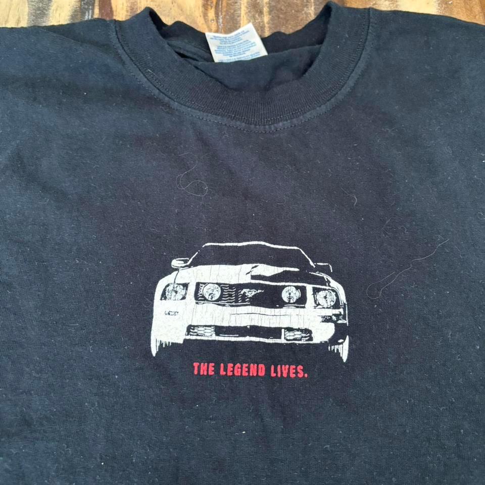 Black Vintage 2000s Mustang Promo 6f24