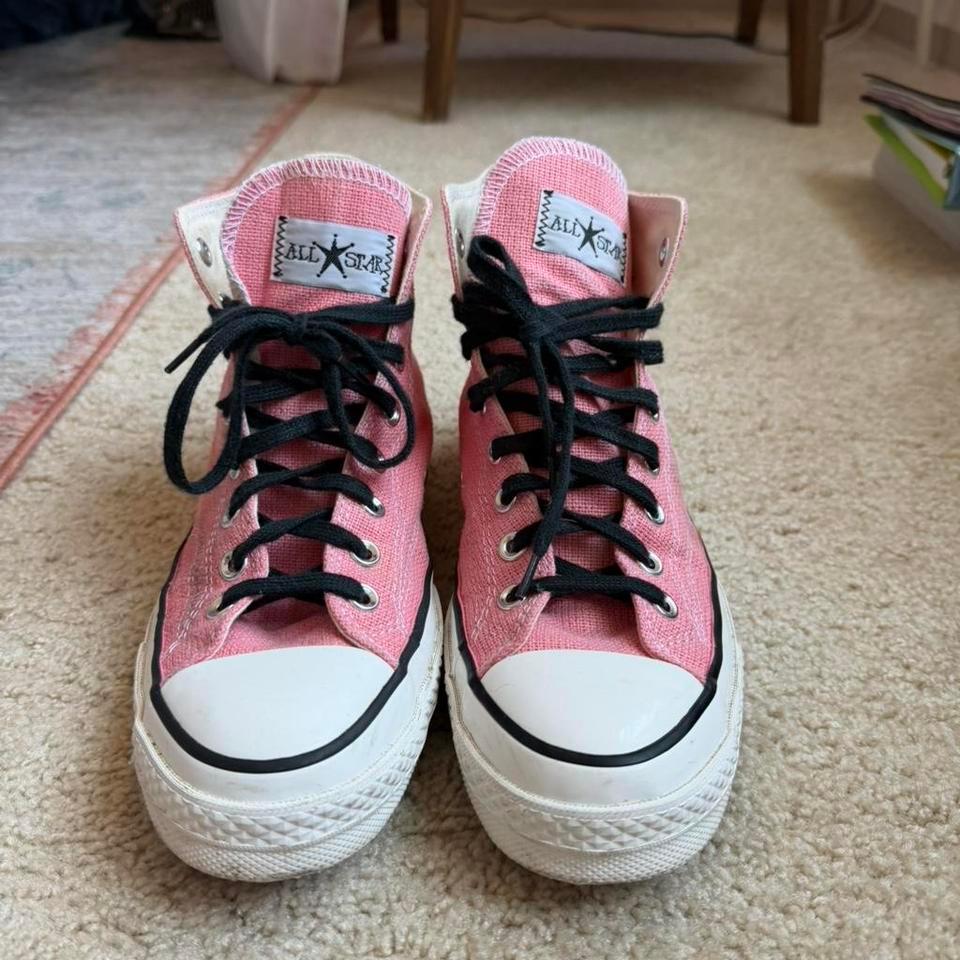 Stussy Converse Pink High Top E3a0 7