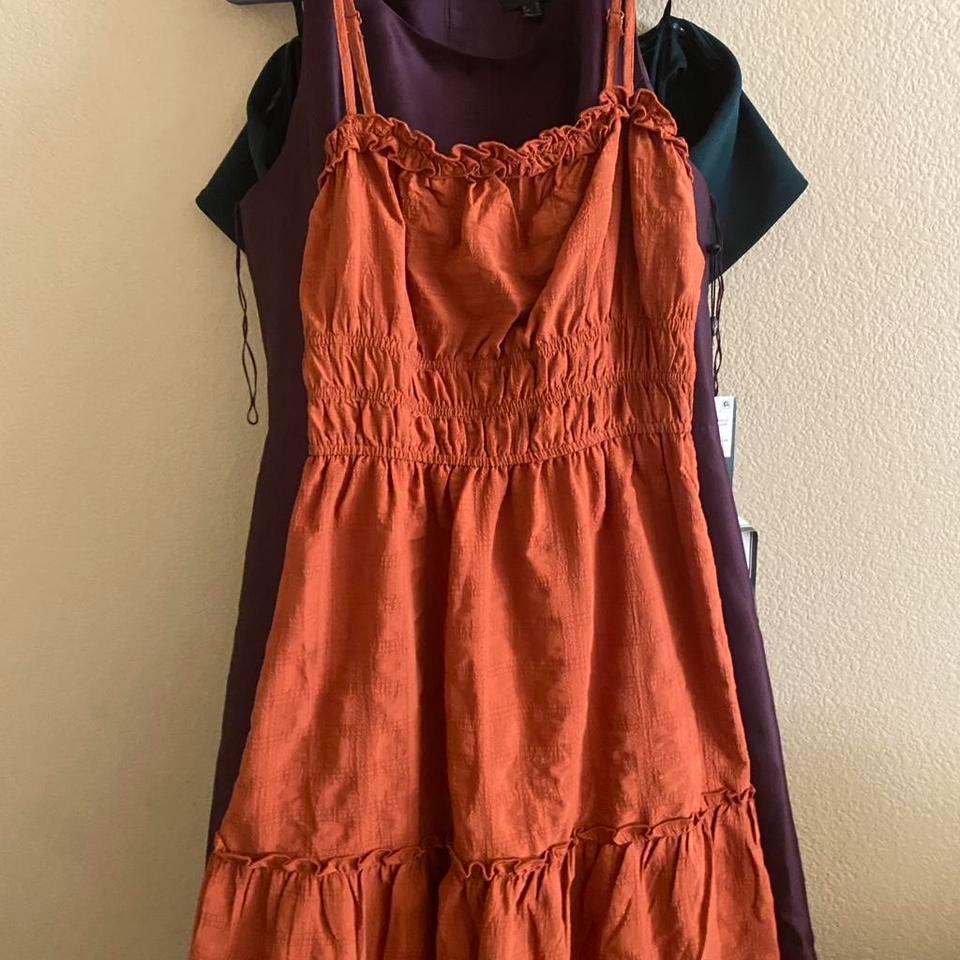 June Hudson Orange Dress 2da8
