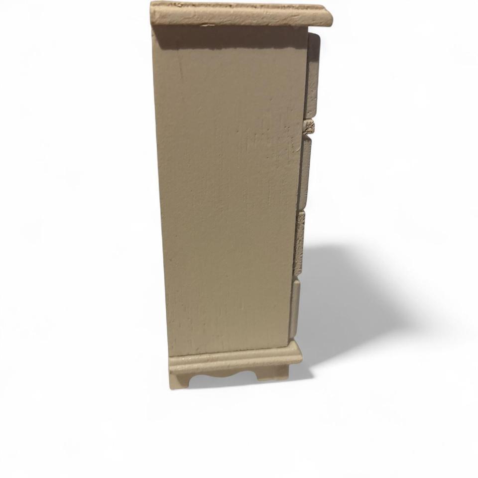 Tan Miniature Dresser With Drawers 4