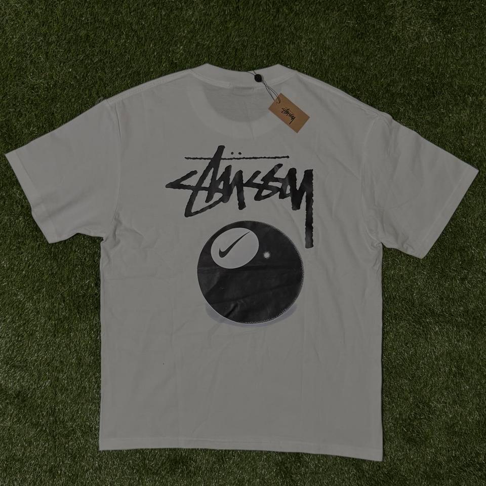 Stussy White Graphic Tee With 8e16 2