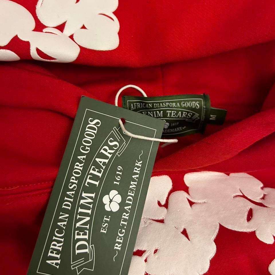Red And White Denim Tears 66ff 2