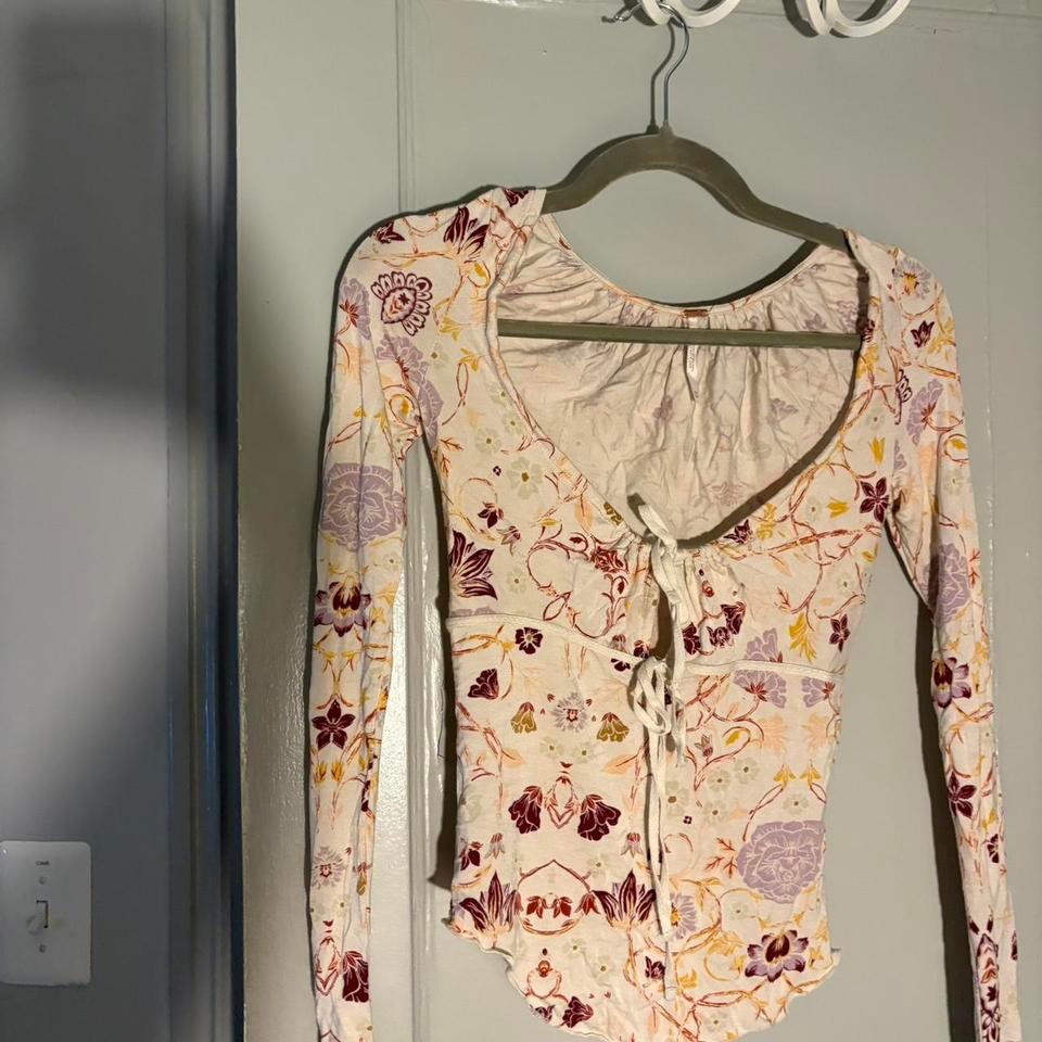 Free People Floral Long Sleeve 697f