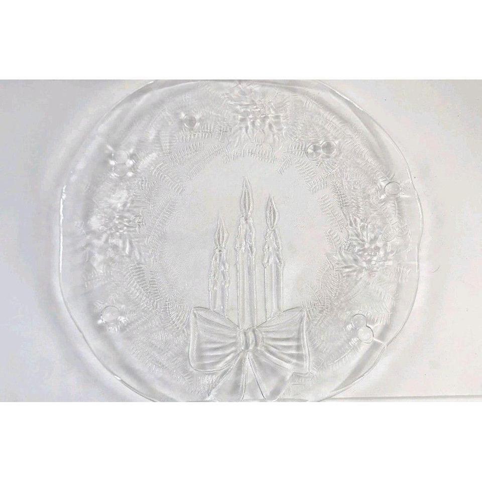Vintage Pilgrim Glass Holiday Serving 8