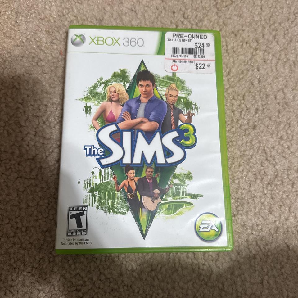 Xbox 360 Sims 3 Game