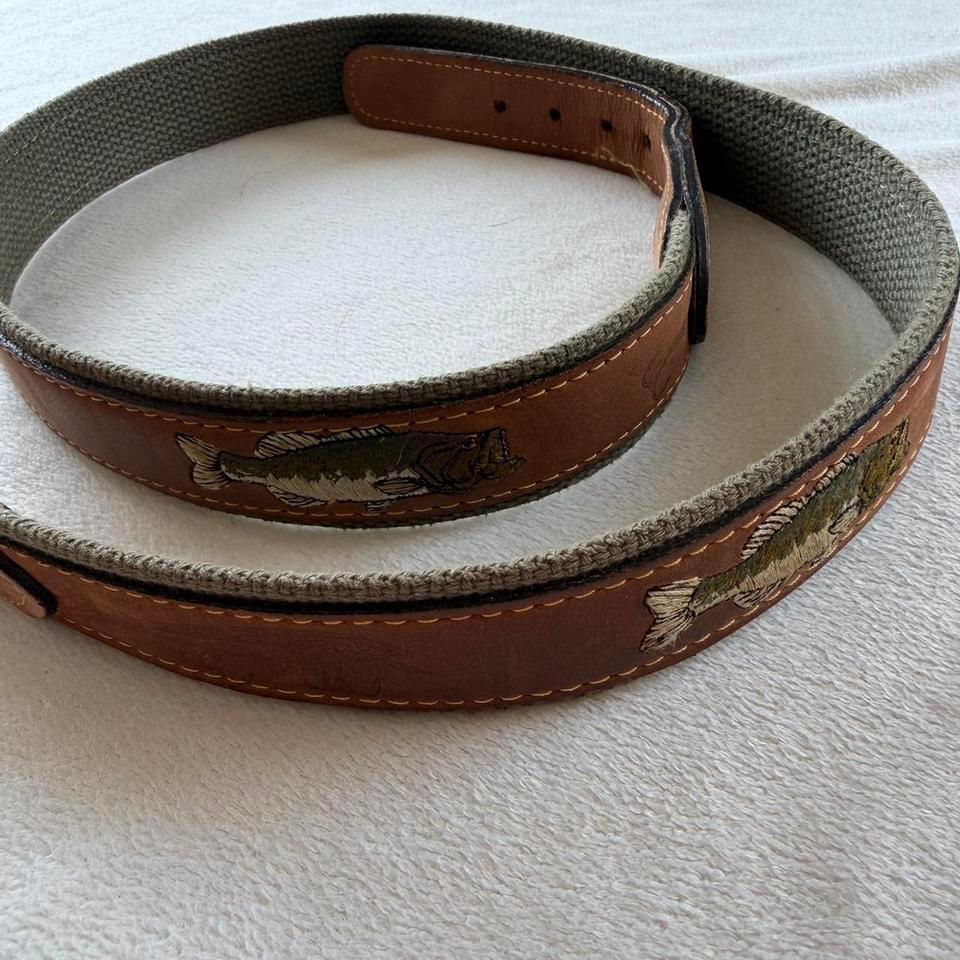 Fish Belt Brown Leather Belt A5df
