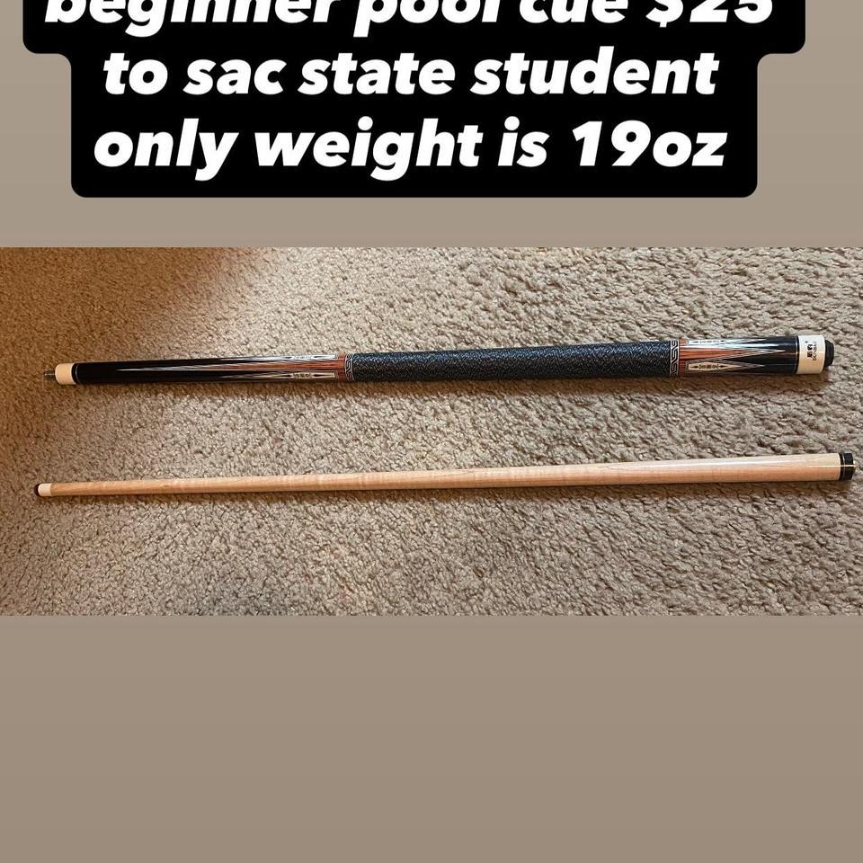 Beginner Pool Cue With 19oz Bf3d