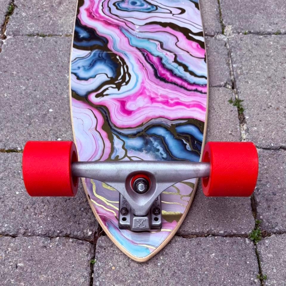 Custom Complete Longboard Skateboard 4625 D100 4